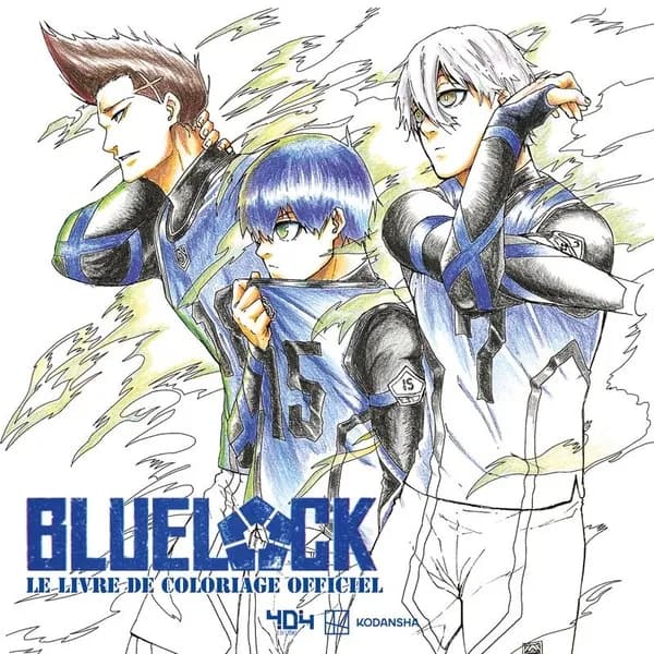 Blue Lock : [Album à colorier] : [image fixe] : le livre de coloriage officiel : [Album à colorier]