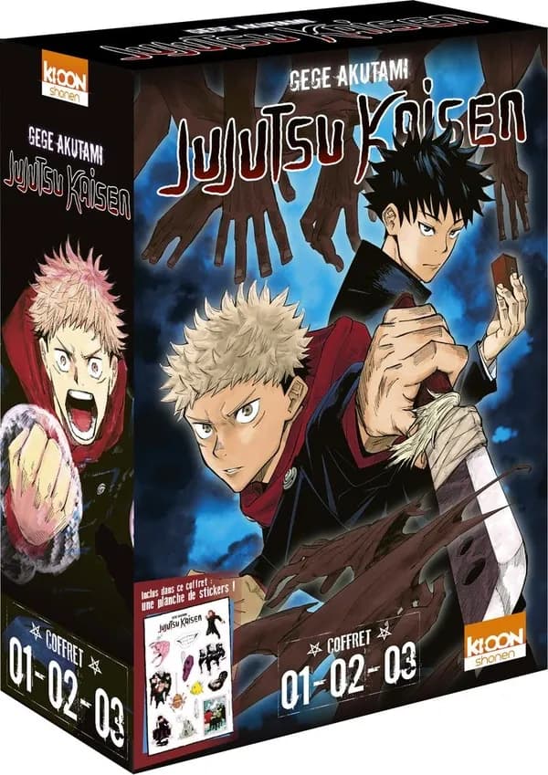 Jujutsu Kaisen : coffret Tomes 1 à 3