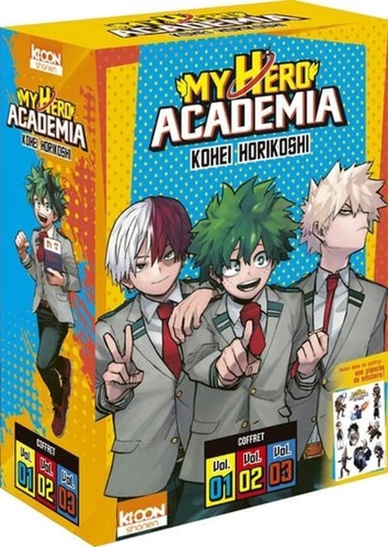 My Hero Academia : coffret Tomes 1 à 3