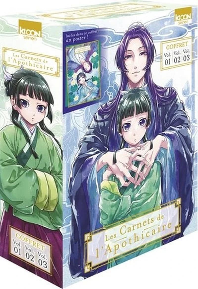 Coffret en 3 volumes : tomes 1 à 3 : Avec un poster