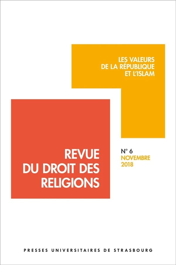 Revue du droit des religions n° 6
