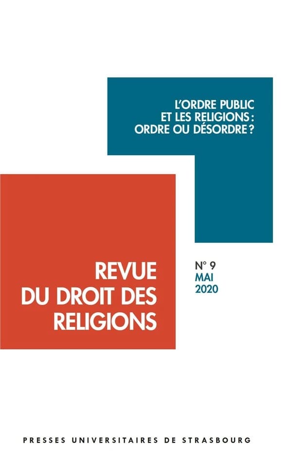 Revue du droit des religions n° 9
