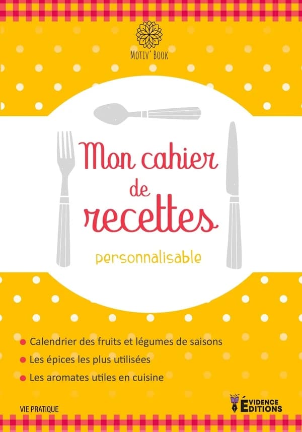 Livre de recettes personnalisable : Motiv'Book