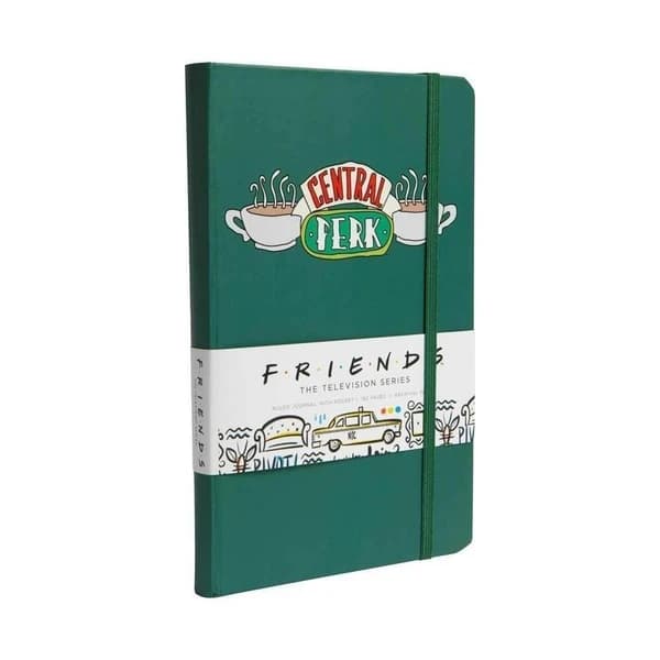 Friends ; Central Park ; carnet ligné avec pochette