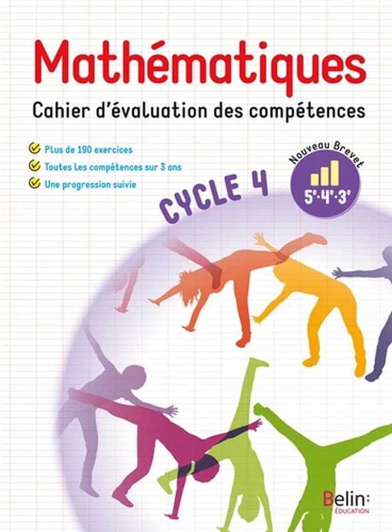 MATHS CYCLE 4 CAHIER D'EVALUATION DES COMPETENCES 2018