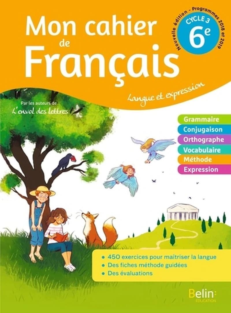 Mon cahier de Français 6ème ; cahier élève (édition 2020)