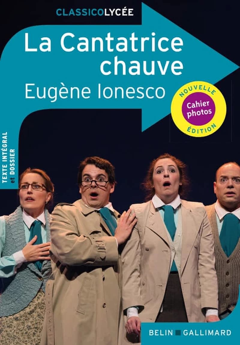 La cantatrice chauve : anti-pièce (Nouvelle éd.) Eugène Ionesco ; dossier par Jean-Luc Vincent,... ; mise à jour par Marianne Hubac,...