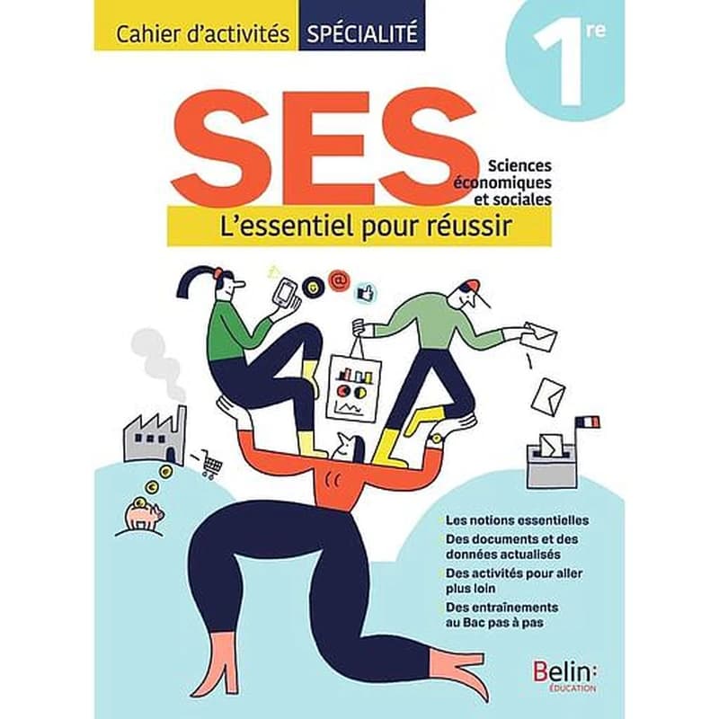 Spécialité SES ; 1re ; cahier d'activités