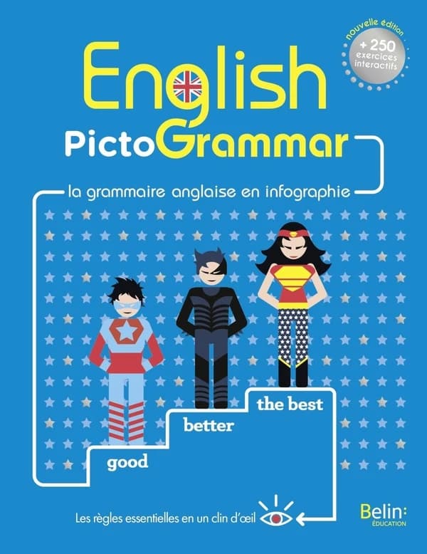 English picto grammar : la grammaire anglaise en infographie (Nouvelle éd.) Rebecca Dahm,... ; [infographies de] Bertrand Loquet