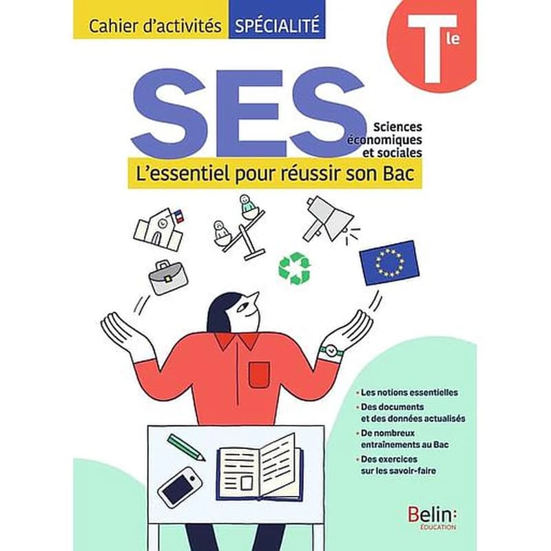 Sciences économiques et sociales : cahier d'activité spécialite, terminale