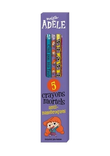 Mortelle Adèle : 5 crayons mortels anti-nazebroques