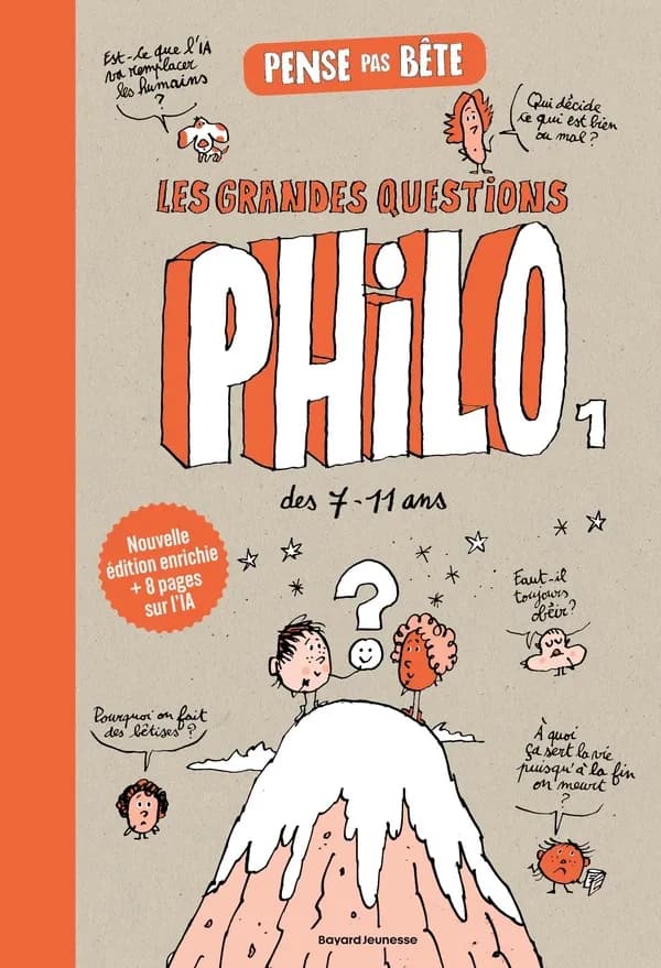 Les grandes questions philo des 7-11 ans (Nouvelle éd. enrichie) rédaction d'"Astrapi" ; textes, Gwenaëlle Boulet et Anne-Sophie Chilard ; illustrations, Pascal Lemaître ; conseillers philosophiques, Oscar Brenifier