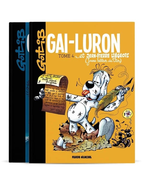 Pack en 2 volumes : Tome 4, Gai-Luron et Jean-Pierre Liégeois (jeune lecteur du : Bar) ; Tome 5, Gai-L