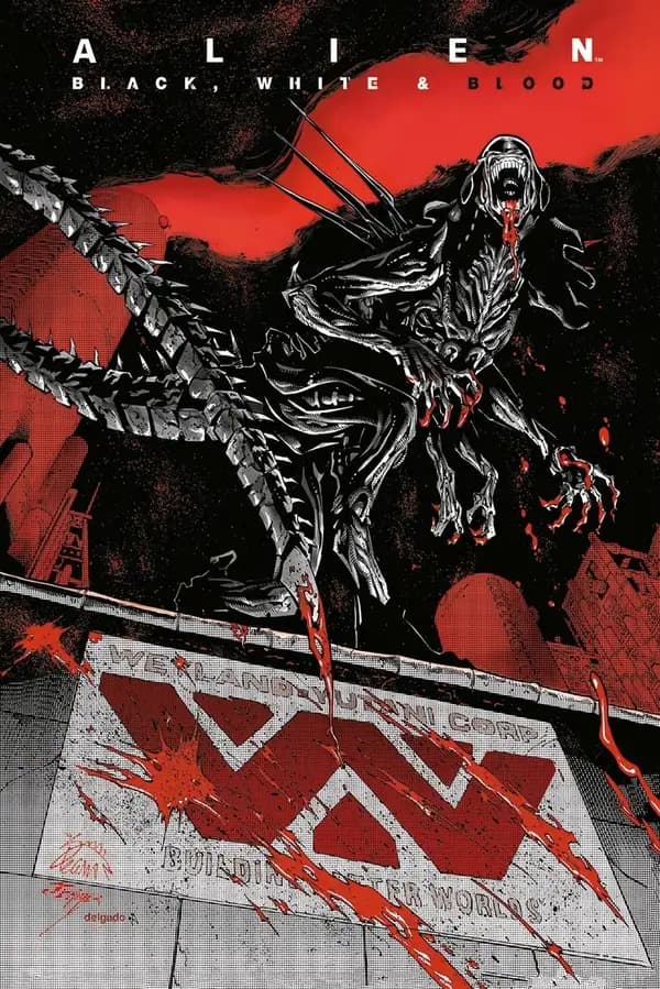 Alien : black, white & blood