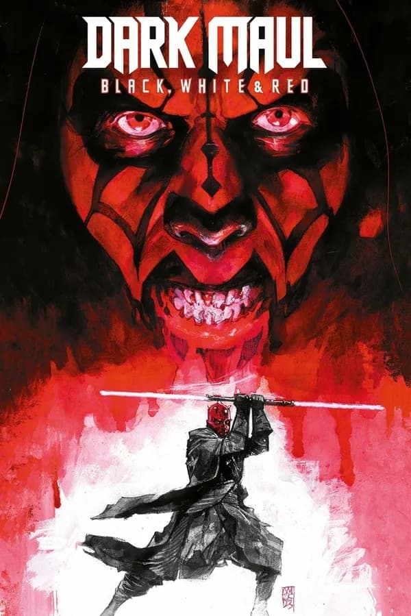 Dark Maul : black White & Red