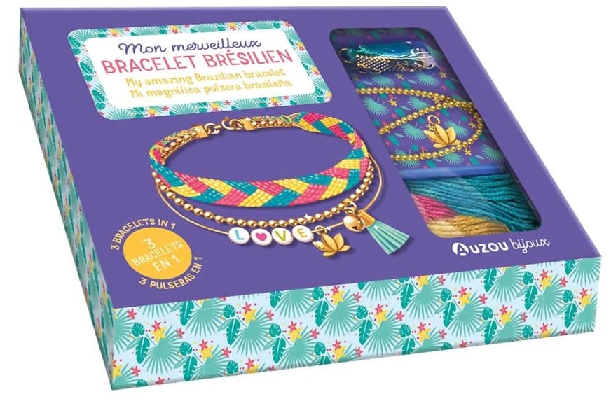 Mon superbe bijou - mon merveilleux bracelet brésilien : 3 bracelets en 1