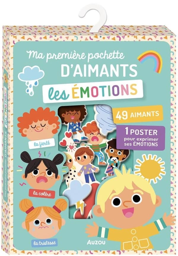 Ma première pochette d'aimants ; les émotions