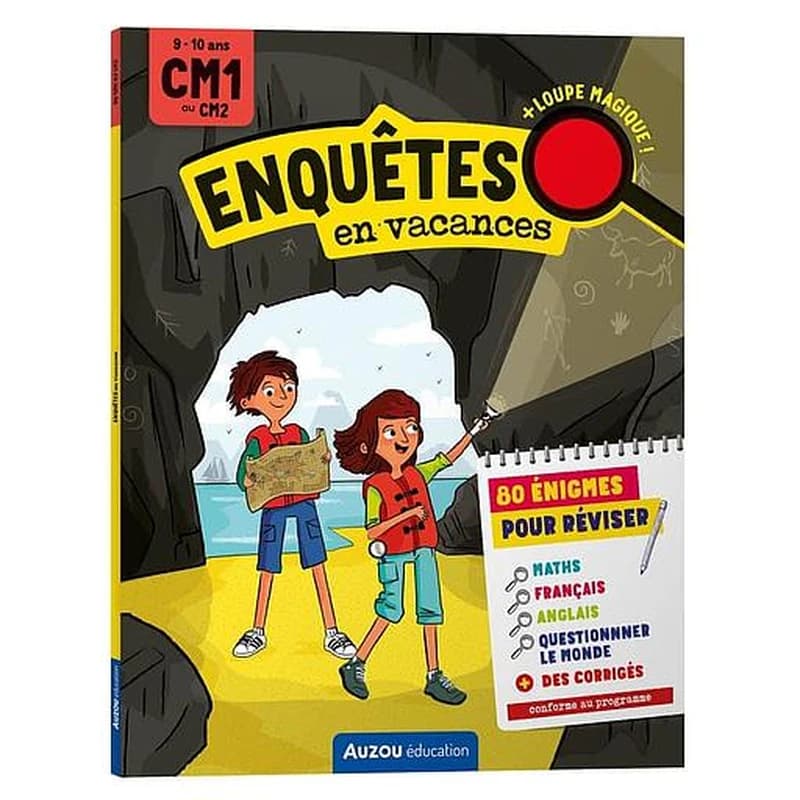 Cahier de vacances : Enquêtes en vacances ; du CM1 au CM2