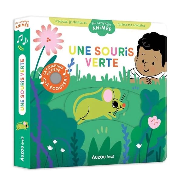 Une souris verte : la comptine entière à écouter