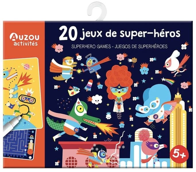 Ma pochette de jeux : 20 jeux de super-héros