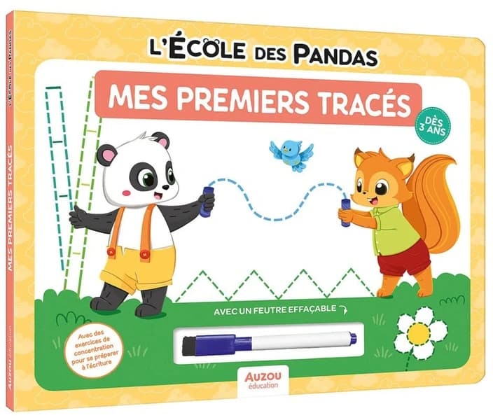 L'école des pandas : mes premiers tracés