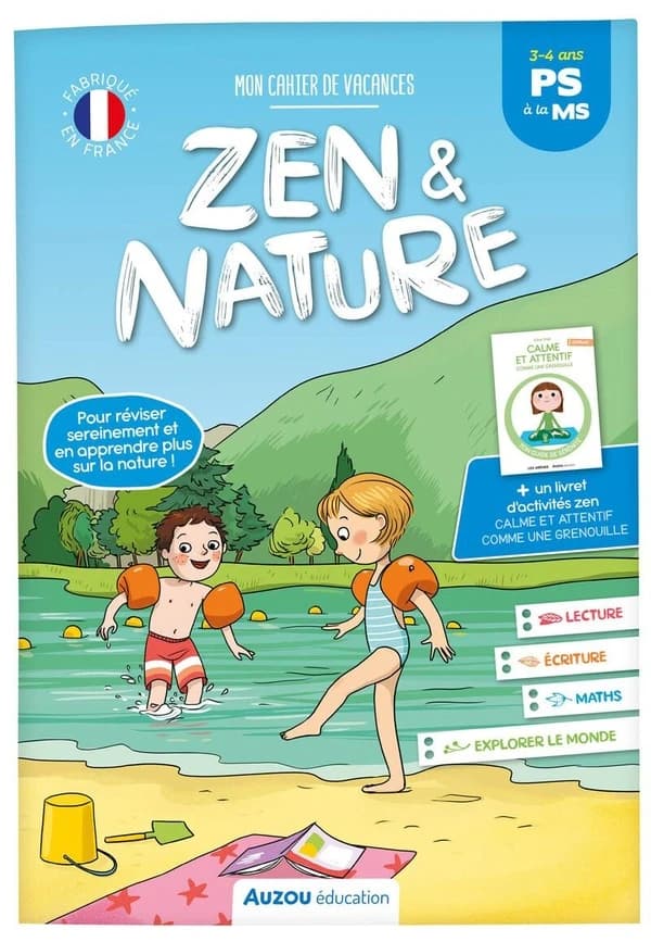 Mon cahier de vacances zen et nature ; de la PS à la MS