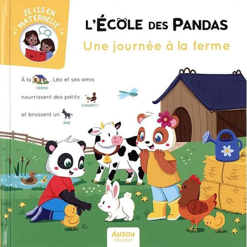 Je lis en maternelle : L'école des pandas : Une journée à la ferme