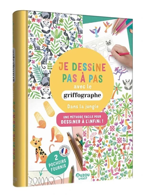 Je dessine pas à pas avec le griffographe : dans la jungle