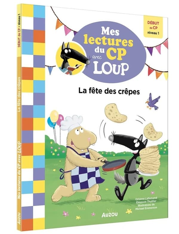 Mes lectures du CP avec Loup : La fête des crêpes