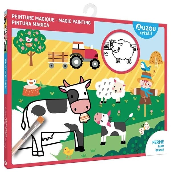 Peinture magique : 'À la ferme