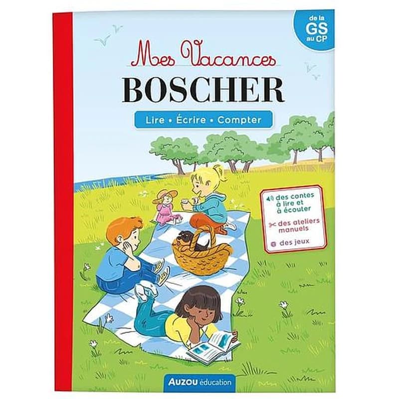 MES VACANCES BOSCHER - DE LA GS AU CP - CAHIER DE VACANCES 2025