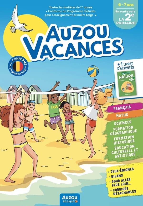 Auzou Vacances : De la 1e primaire à la 2e primaire