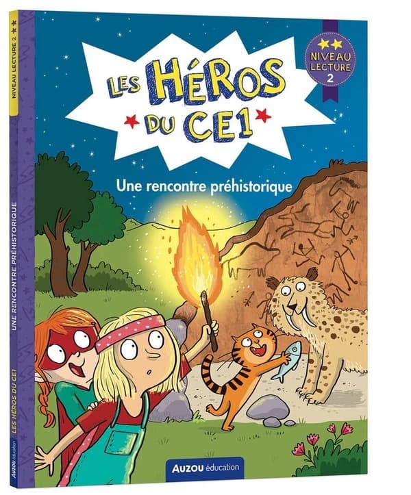 Une rencontre préhistorique ; Niveau lecture 2