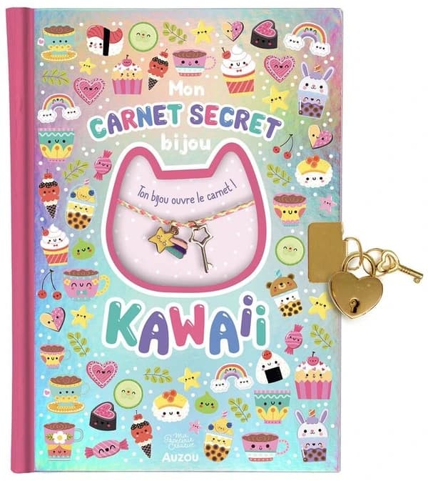 Cherche et trouve géant : Mon carnet secret bijou kawaii