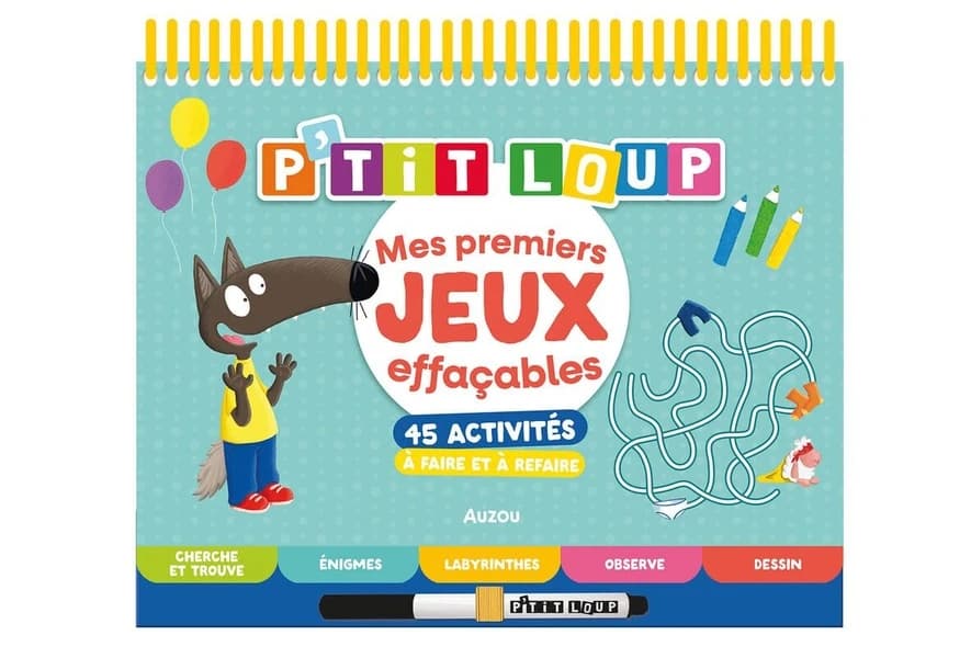 P'tit Loup : Mes premiers jeux effaçables