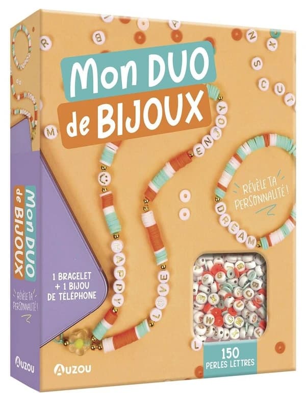 Mon duo de bijoux (1 bracelet + 1 bijou de téléphone) : 1 bracelet + 1 bijou de téléphone