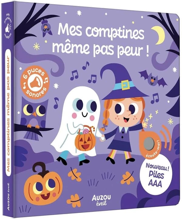 Mes comptines même pas peur ! : 6 puces sonores