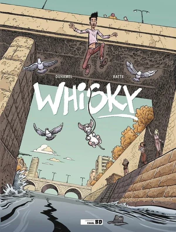 Whisky (Éd. Canal BD) scénario, Bruno Duhamel ; dessins, David Ratte ; couleurs, Atomix & David Ratte