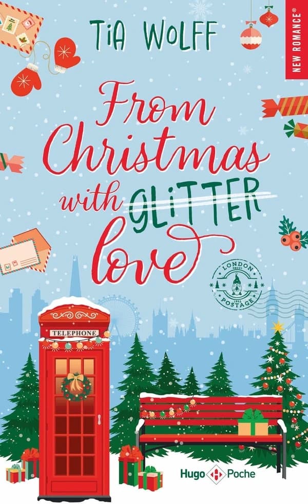 From Christmas with glitter