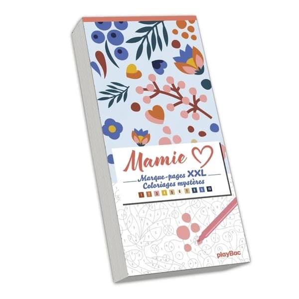 Mamie : Marque-pages XXL ; Coloriages mystères