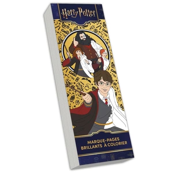 Harry Potter : Marque-pages brillants à colorier