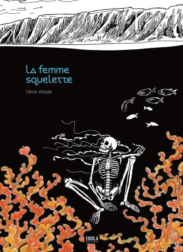 La femme squelette : chant de la femme squelette accessible en fin d'ouvrage avec un QR code