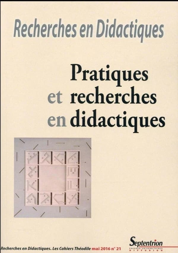 Recherches en didactiques, n 21
