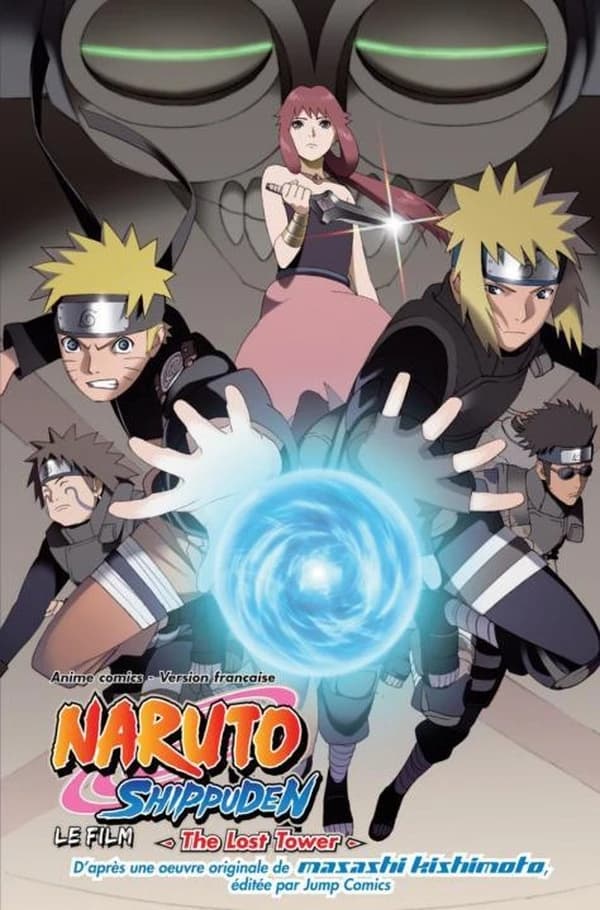 Naruto animé comics. The lost tower