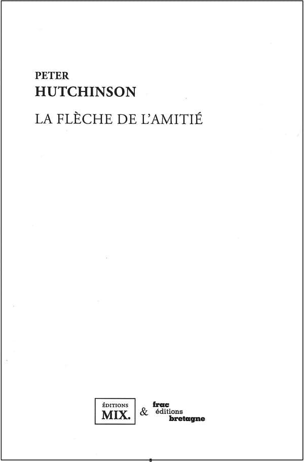 La flèche de l'amitié : roman