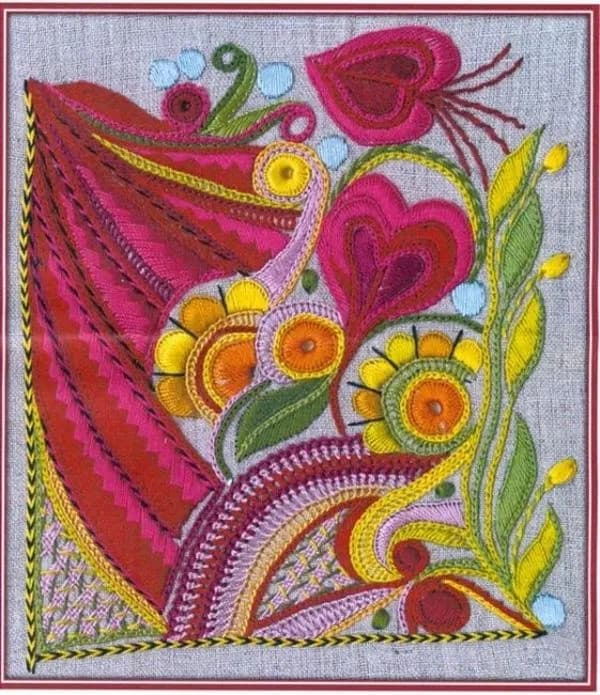 Printemps broderie glazik