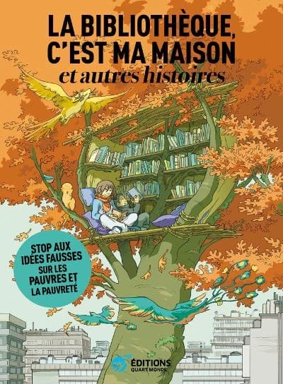 La bibliothèque, c'est ma maison ; et autres histoires : Le gâteau d'anniversaire ; Travail fou ; Bras de fer