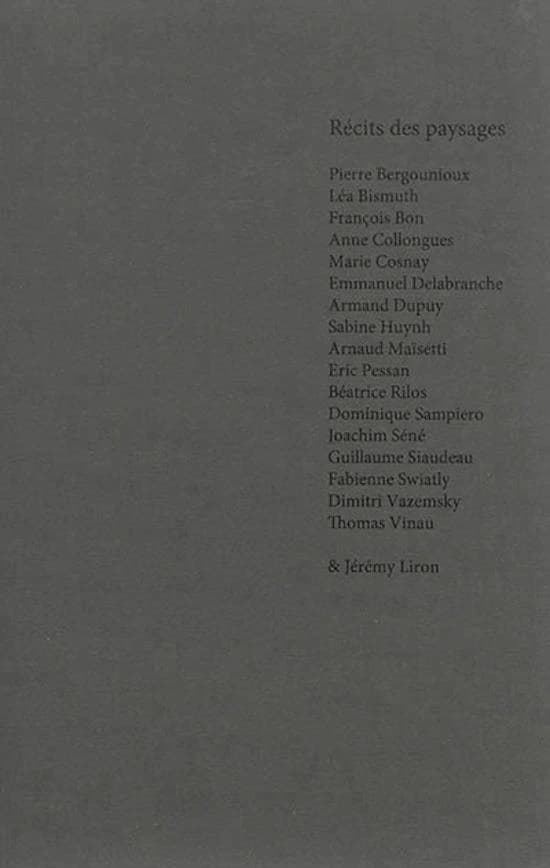 Récits des paysages