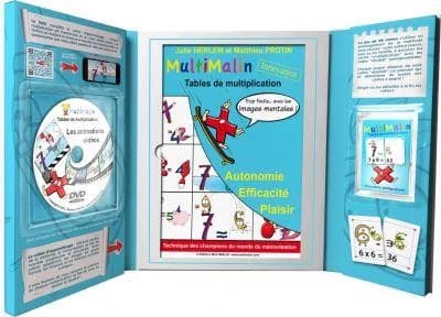 Coffret multimalin tables de multiplication