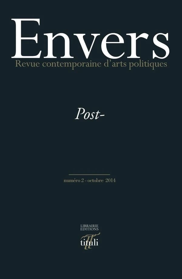 Revue Envers n.2 : post